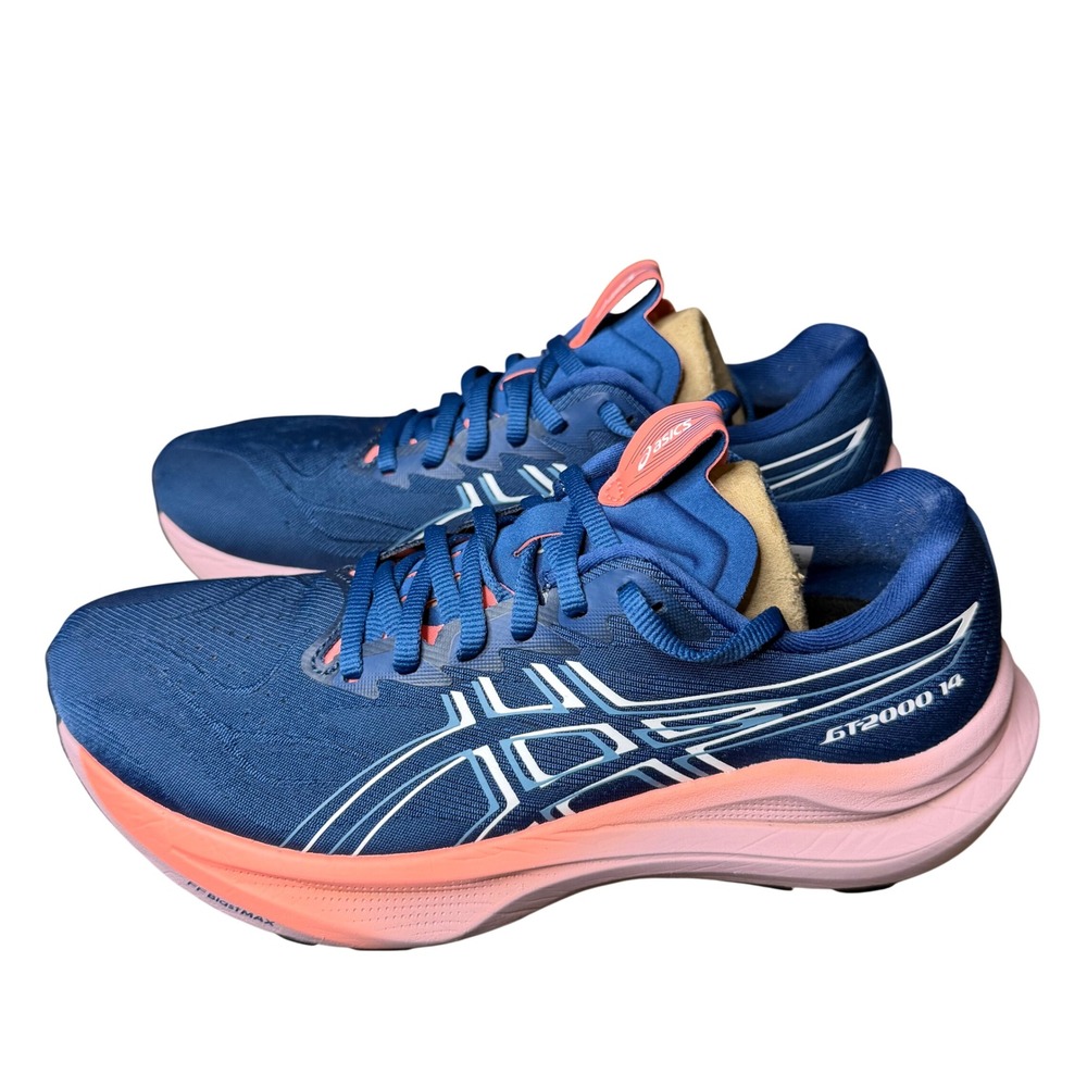 ASICS GT-2000 14 Blue Pink 1012B843 Womens US 7.5 Running Shoes